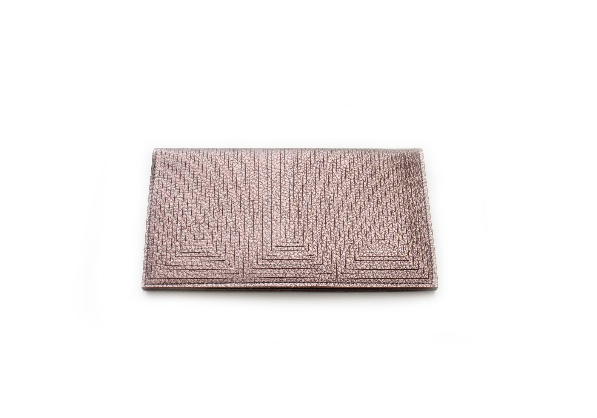 pewter leather wallet