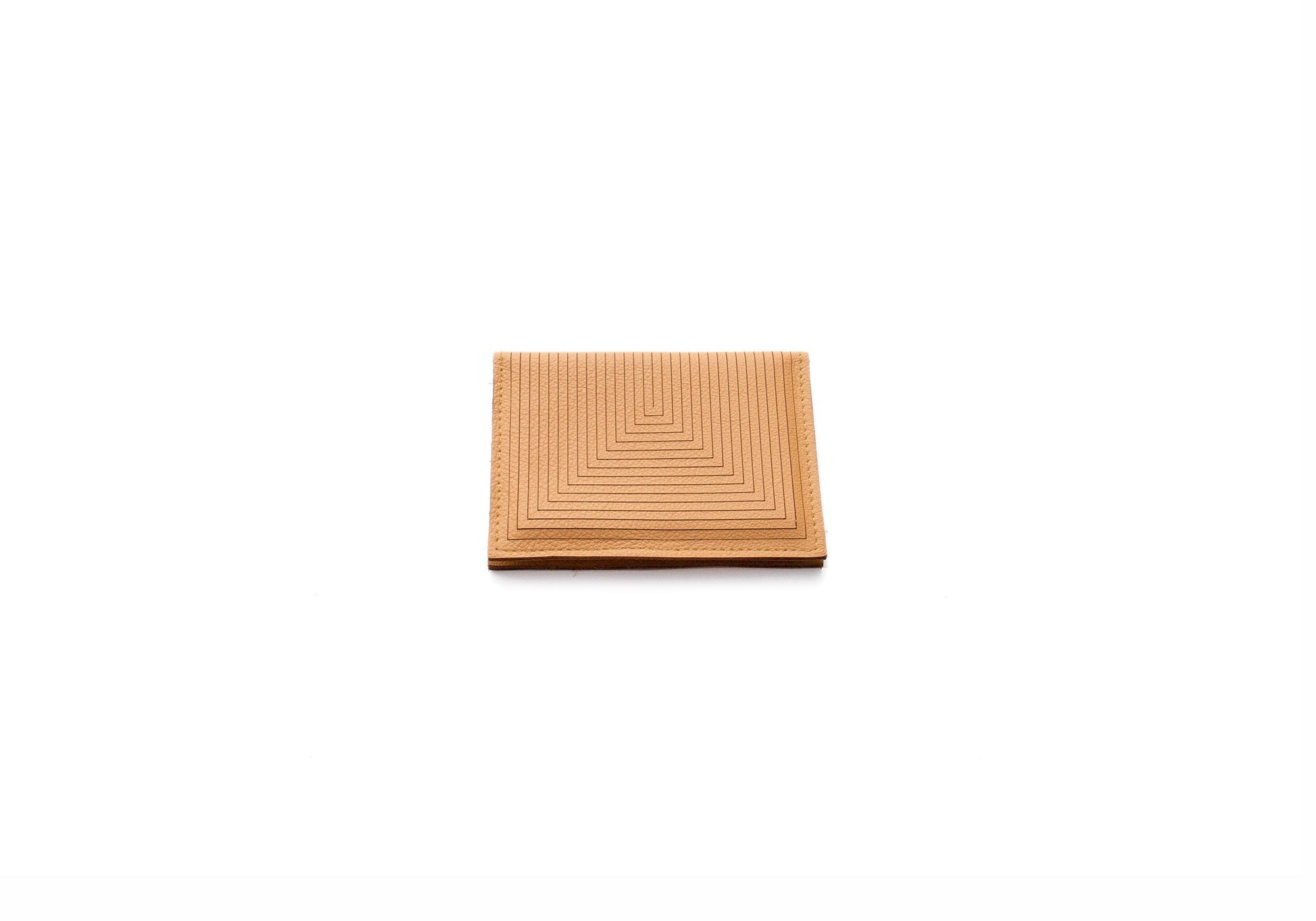 mustard leather card case