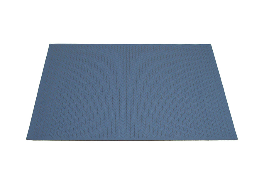 slate leather placemat
