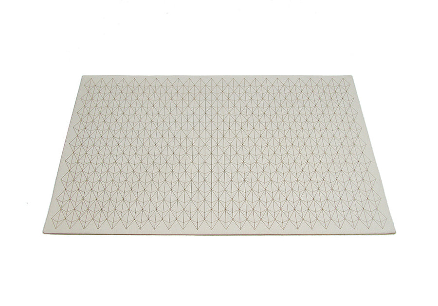 stone leather placemat