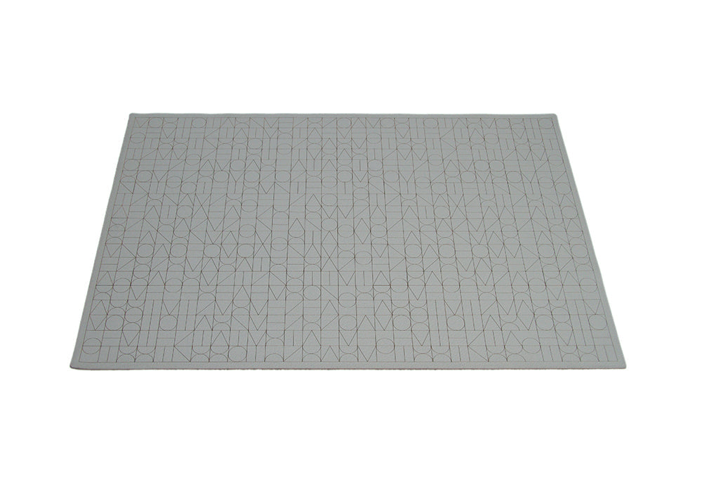taupe module placemat